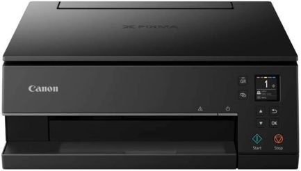 Canon PIXMA TS6350a Imprimante multifonction jet d’encre couleur A4 – Photo, scanner, copie, OLED, 4800 × 1200 dpi, USB, Wi-Fi, 5 encres