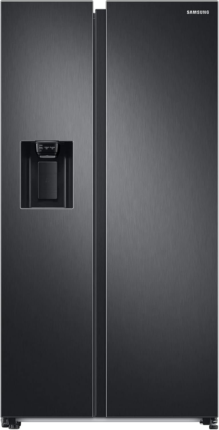 Samsung RS6GA8521B1/EG Réfrigérateur américain Side-by-Side 178 cm – 634 L, congélateur 225 L, technologie SpaceMax, Premium Black Steel 1