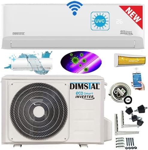 Climatiseur Ultra Plus 3,5 kW / 12 000 BTU avec stérilisation UV-C – Wi-Fi/app, SelfClean, FollowMe, kit complet avec 3 m de liaison