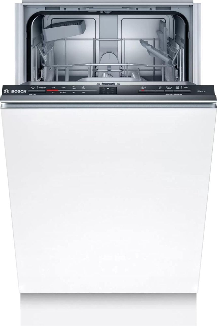 Bosch SRV2HKX41E Série 2 Lave-vaisselle tout intégrable 45 cm – Panier à couverts, séchage Extra, InfoLight rouge, AquaStop, multicolore 1