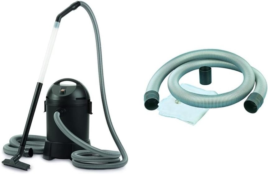 Oase 50529 PondoVac Classic Aspirateur de bassin – 1400 W, 3000 L/h, 4 buses incluses, pour boues de bassin et nettoyage domestique 1