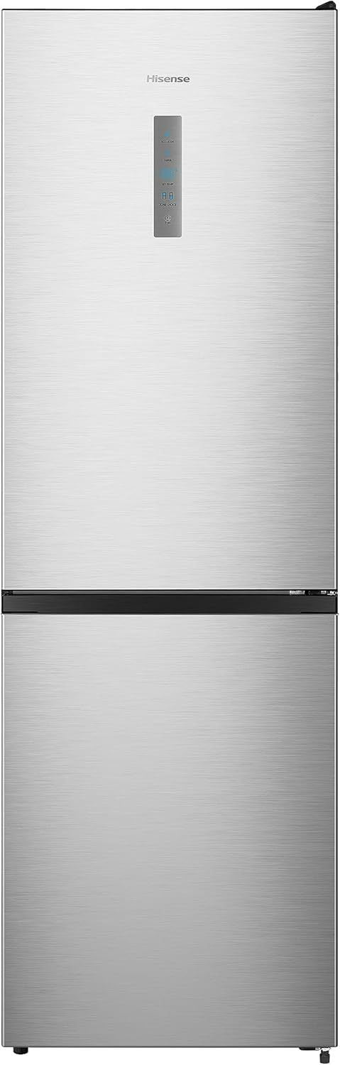 Hisense RB327N4AD2 Réfrigérateur-congélateur – NoFrostPlus, Multiflow 360°, HolidayMode, FreshZone, 182,4 cm, 171 L + 85 L, 41 dB, finition inox