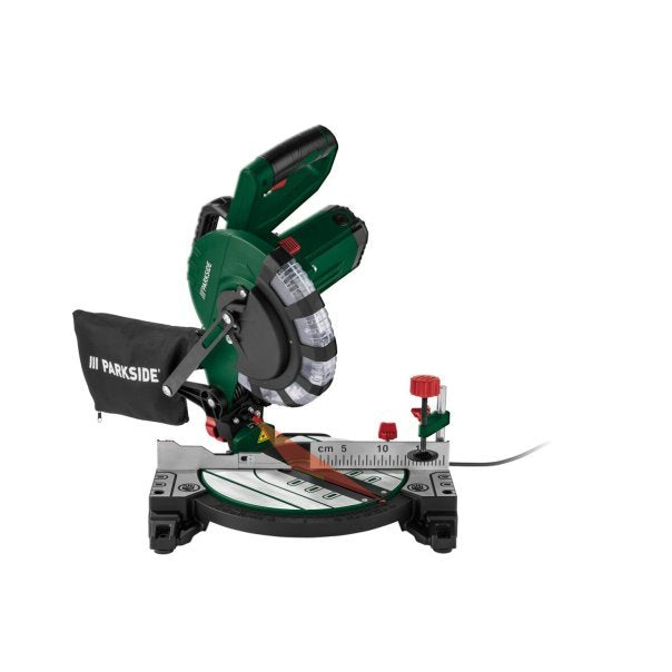 PARKSIDE® « PKS 1500 C4 » Scie à onglets radiale 1500 W – Article de second choix, très bon état