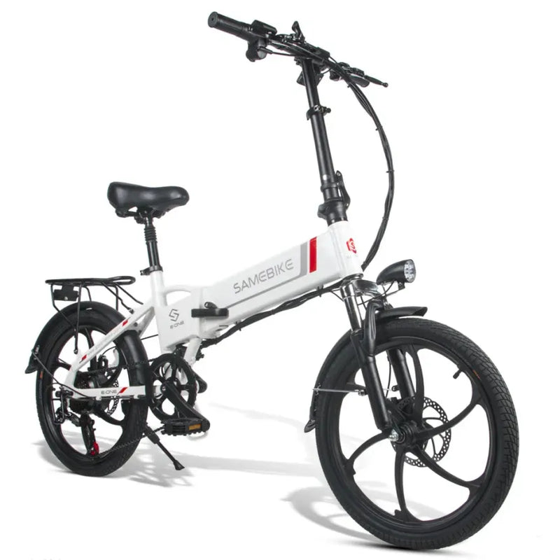 SAMEBIKE 20LVXD30 Vélo électrique pliable 350 W, roues 20 pouces, batterie 48 V 10,4 Ah