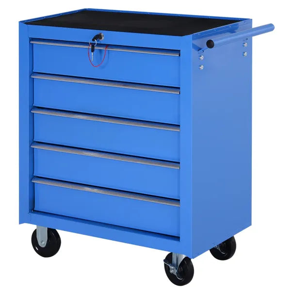 HOMCOM Servante d’atelier verrouillable sur roulettes