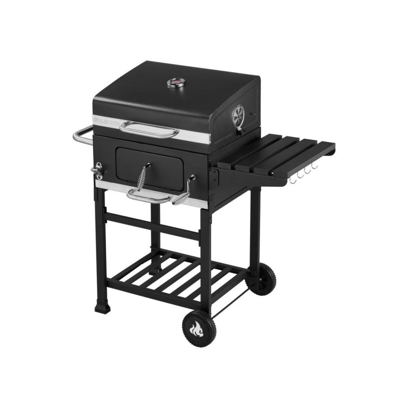 GRILLMEISTER Barbecue charbon confort Kansas – 106,5 × 103 × 71 cm – Article de second choix, comme neuf