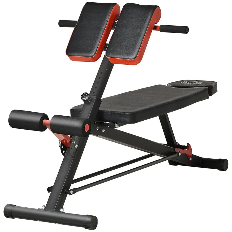 HOMCOM Banc de musculation multifonction réglable – Entraînement complet du corps