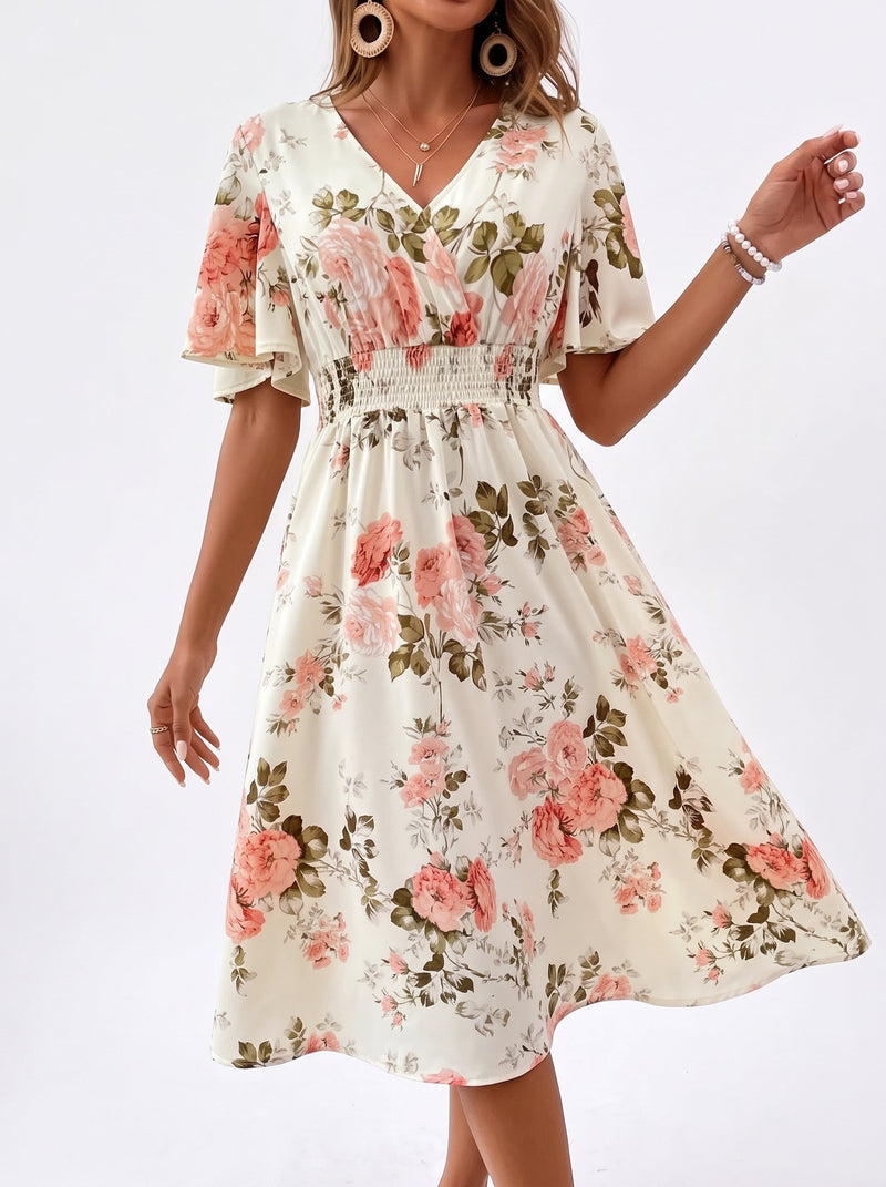 Kerensa | Robe Midi Fleurie