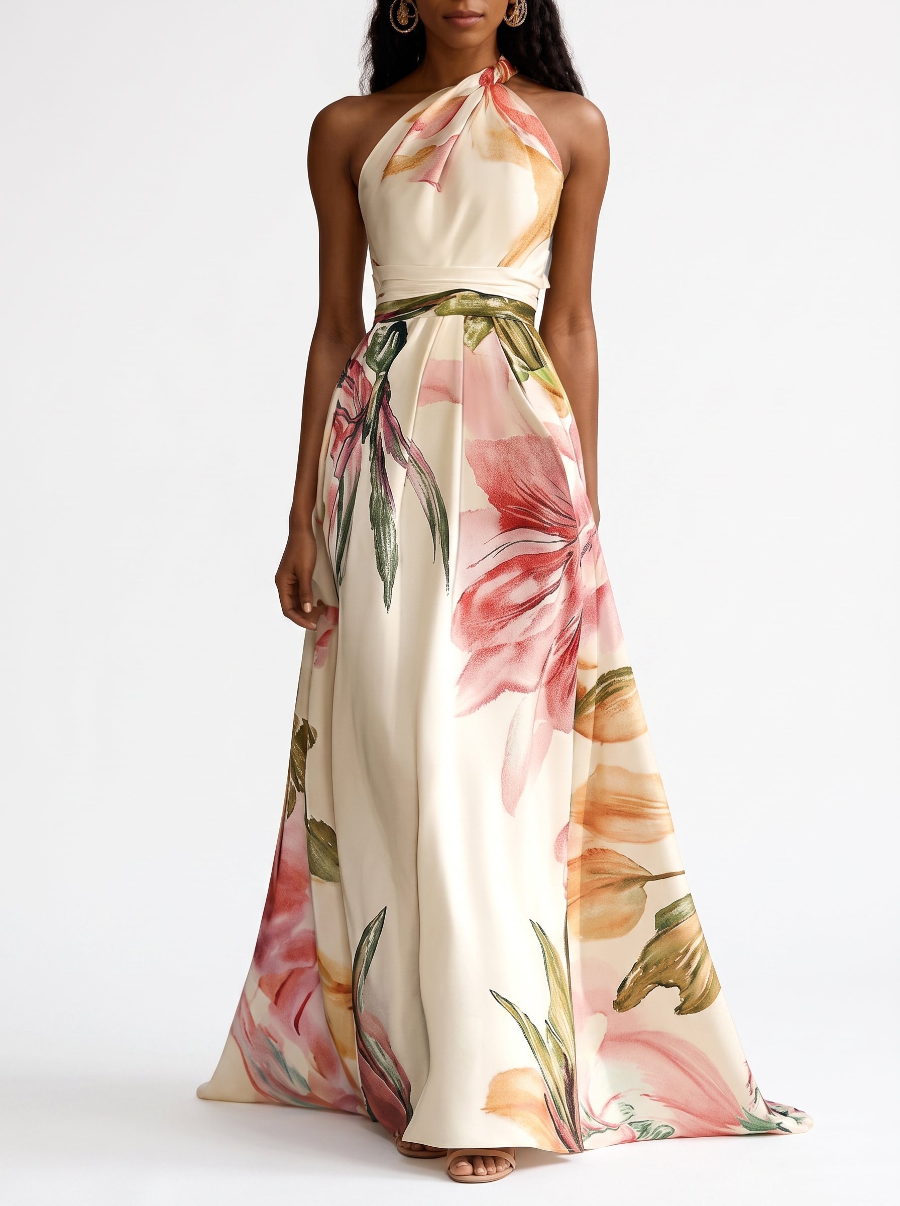 Robe Longue Florale Élégante