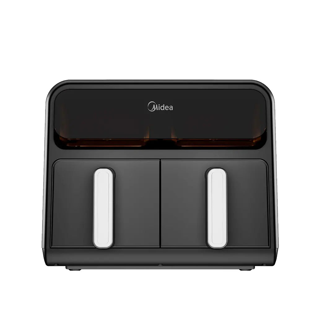Midea Airfryer Four 8,4 QT 9-en-1 à double zone – Deux zones de cuisson, 9 fonctions, grande capacité, noir