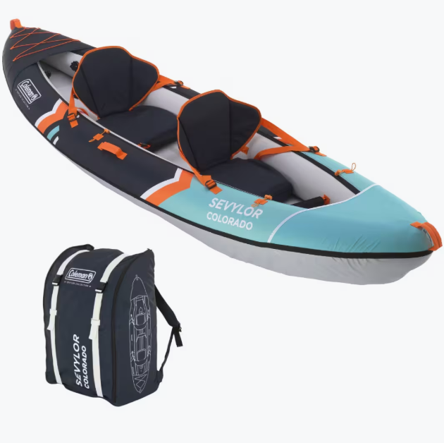 Sevylor Colorado Kit kayak – Kayak gonflable 2 places pour loisirs et randonnée sur eaux calmes