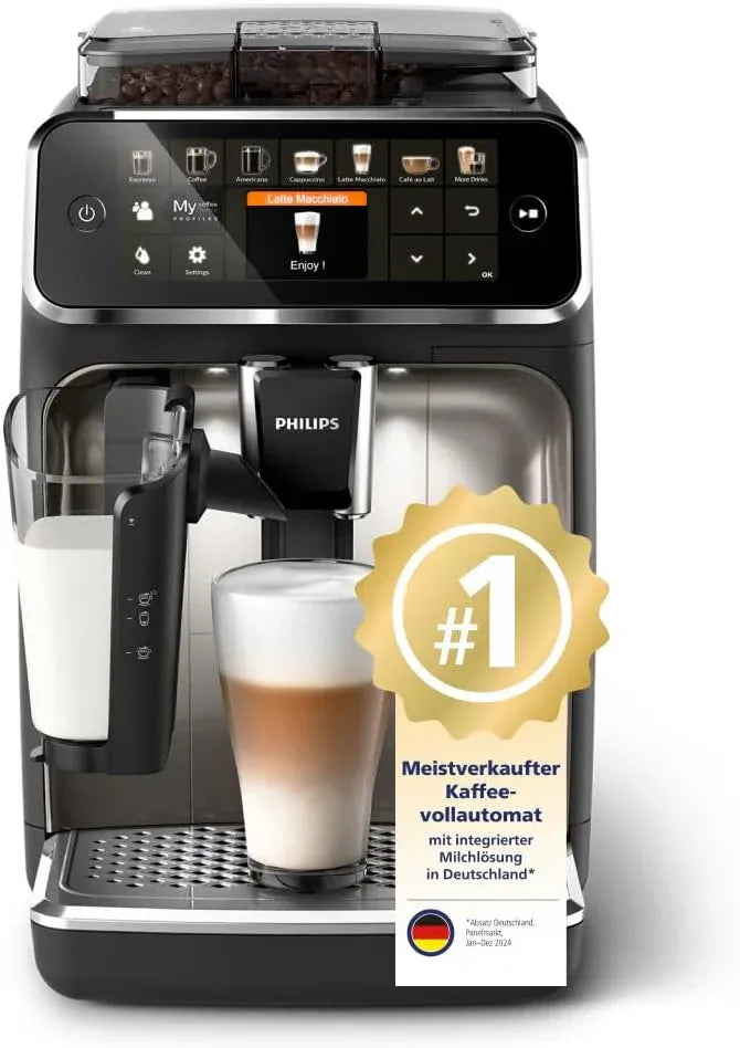 Philips Série 5400 Machine à café automatique – 12 boissons, système LatteGo facile à nettoyer, écran TFT intuitif, réglages personnalisables (EP5441/50)
