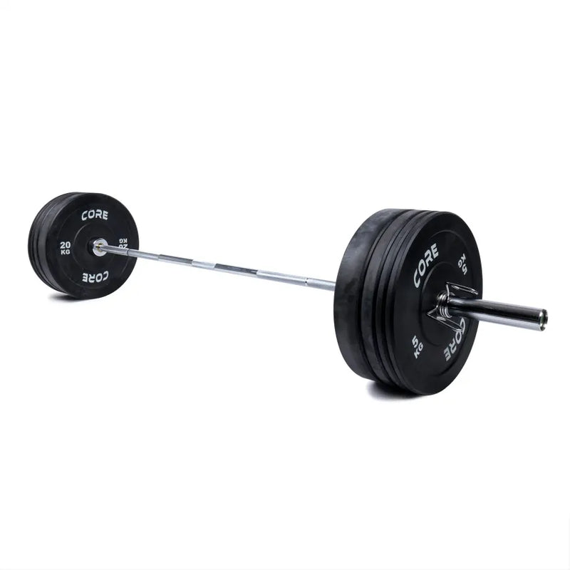 Core Ensemble barre et disques bumper 100 kg