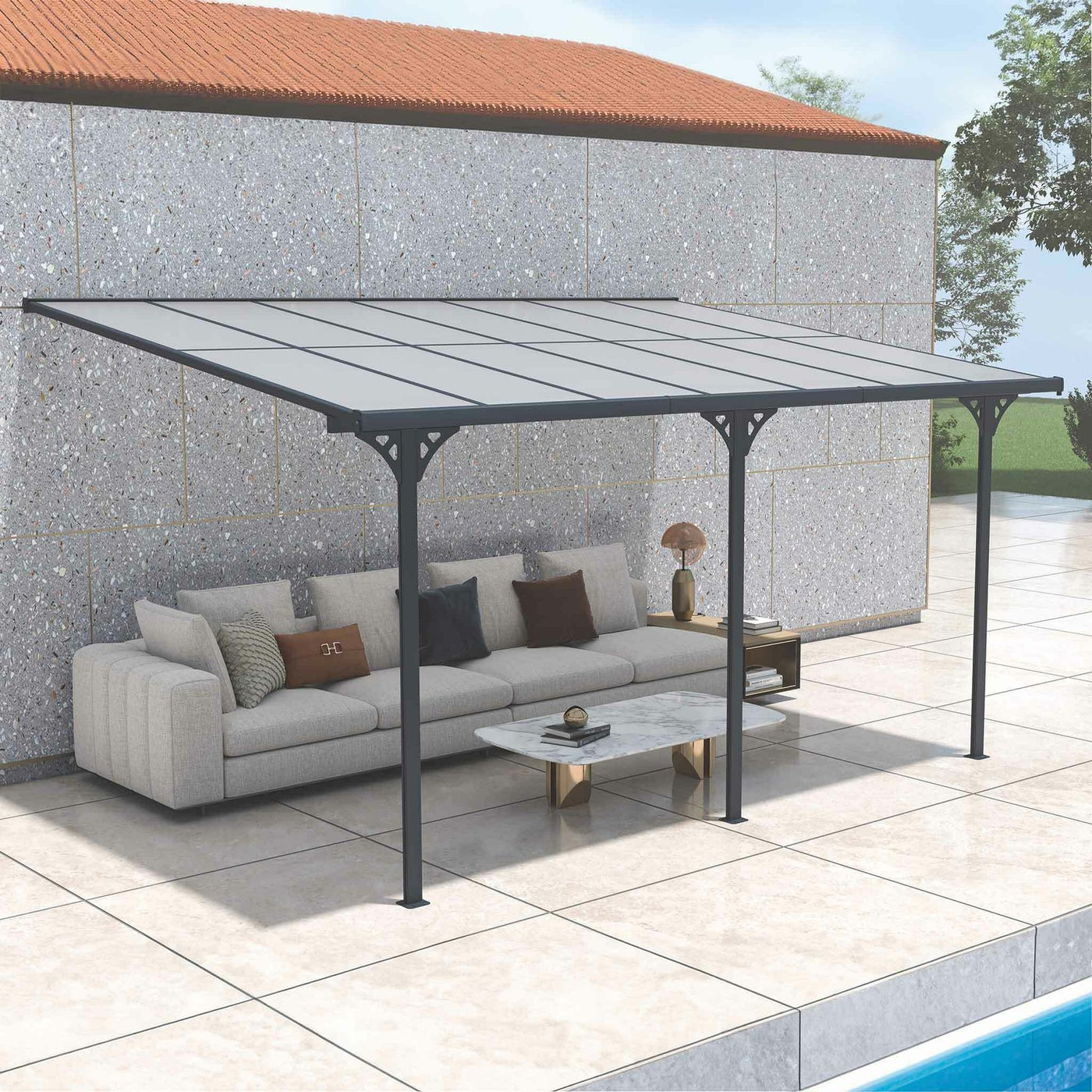 Fornorth Toit de terrasse 435 × 300 × 225–270 cm