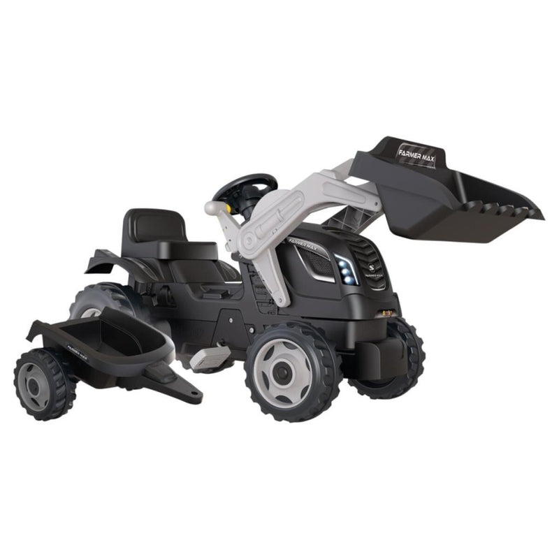 SMOBY Tracteur Farmer Max avec remorque – Article de second choix, dommage esthétique lié au transport