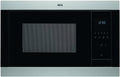 AEG MSB2547D-M Micro-ondes encastrable 60 cm / commandes tactiles / fonction gril / écran avec horloge, acier inoxydable