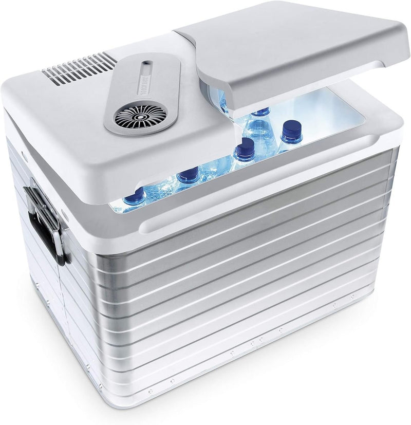 Mobicool Q40 AC/DC Glacière électrique portable en aluminium 39 L – 12/230 V, voiture, camion, bateau et camping-car