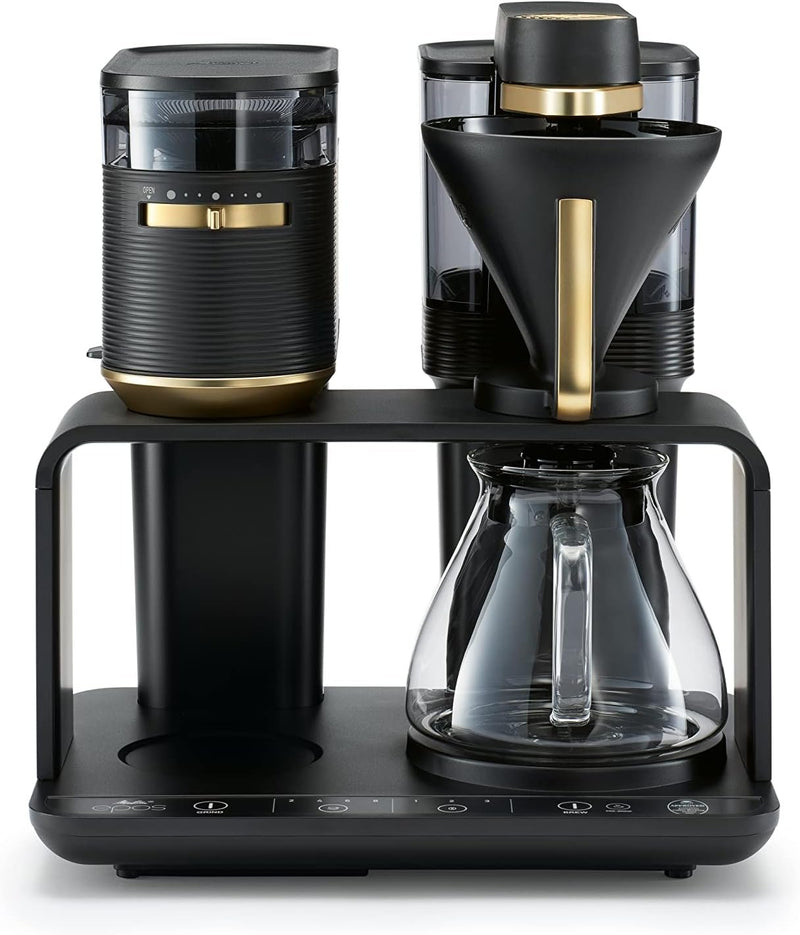 Melitta EPOS Cafetière avec broyeur, noir/argent