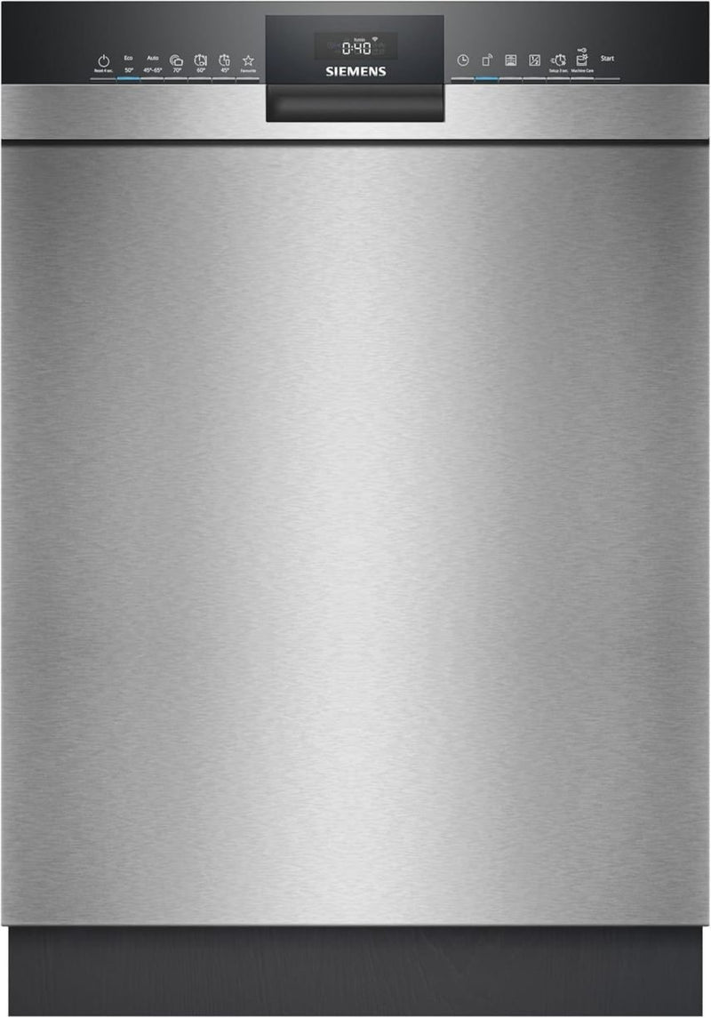 Siemens SN43ES14VE iQ300 Lave-vaisselle intelligent sous plan 60 cm – Tiroir à couverts, autoOpen dry, moteur iQdrive silencieux, aquaStop, inox