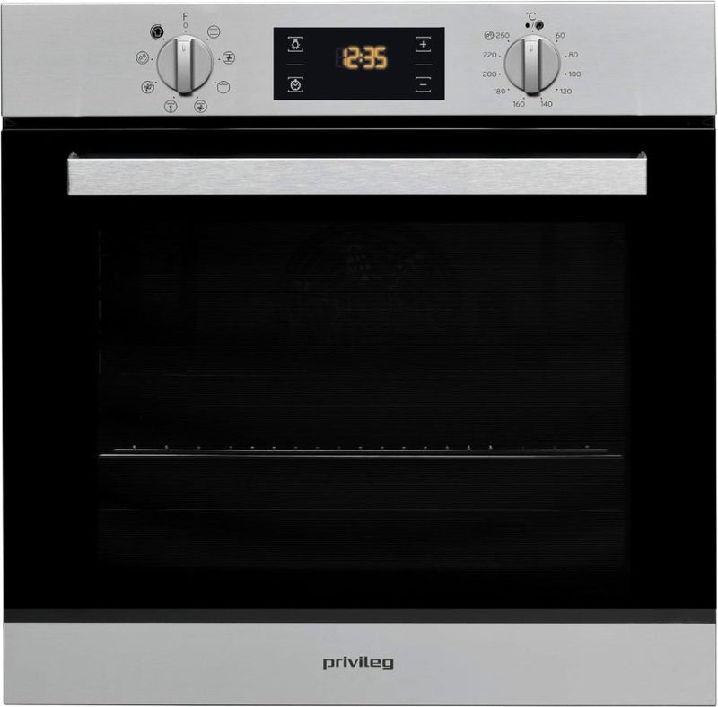 Privileg PBWR6 OH5F IN Four encastrable classe A, 71 L, nettoyage hydrolyse, chaleur tournante multifonction, 7 fonctions