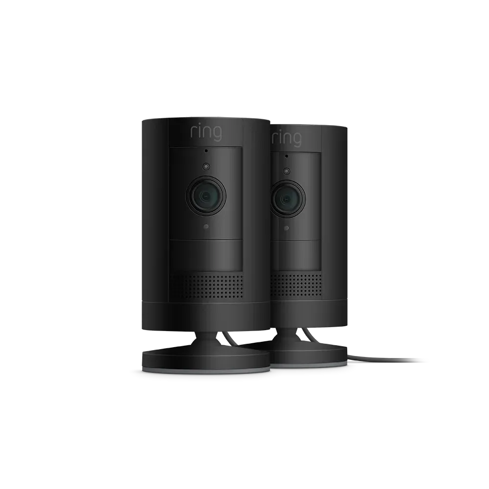 Lot de 2 caméras extérieures sur secteur Stick Up Cam Plug-In – Noir