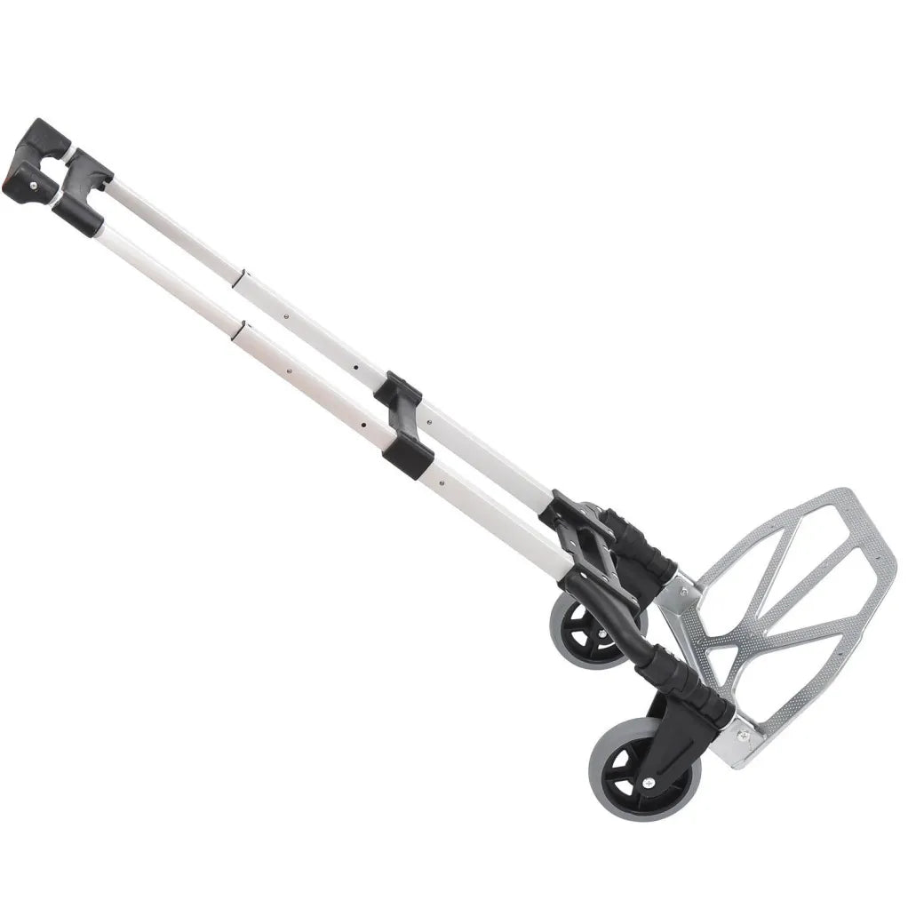 HOMCOM Diable pliable réglable en hauteur – Aluminium