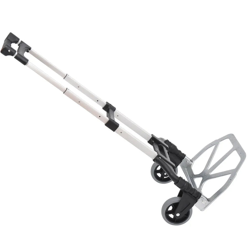 HOMCOM Diable pliable réglable en hauteur – Aluminium