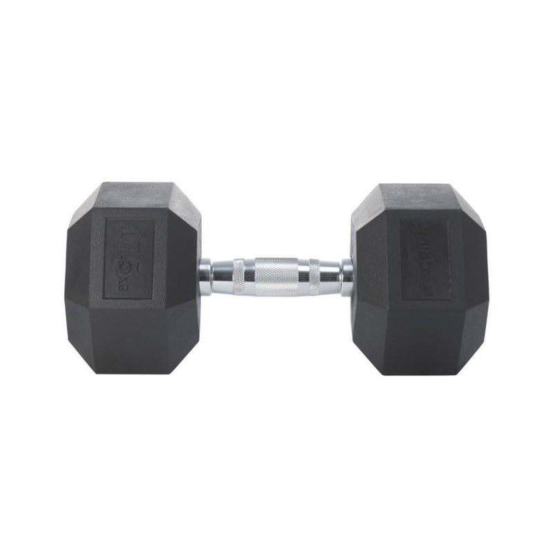 CRIVIT Haltère hexagonal 17,5 kg – Article de second choix, comme neuf