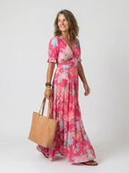Ione | Robe Midi Fleurie