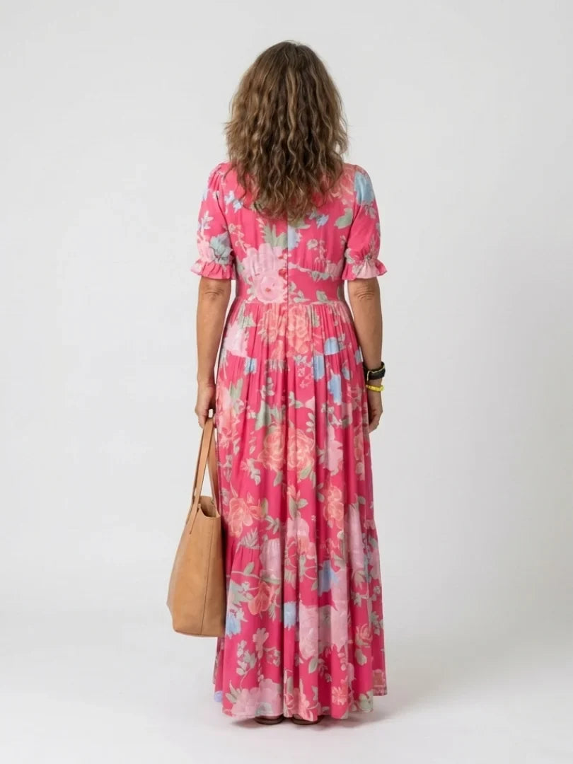 Ione | Robe Midi Fleurie