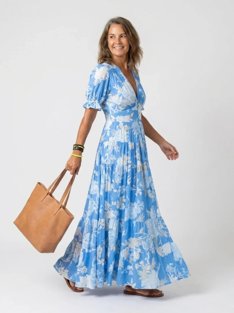 Ione | Robe Midi Fleurie