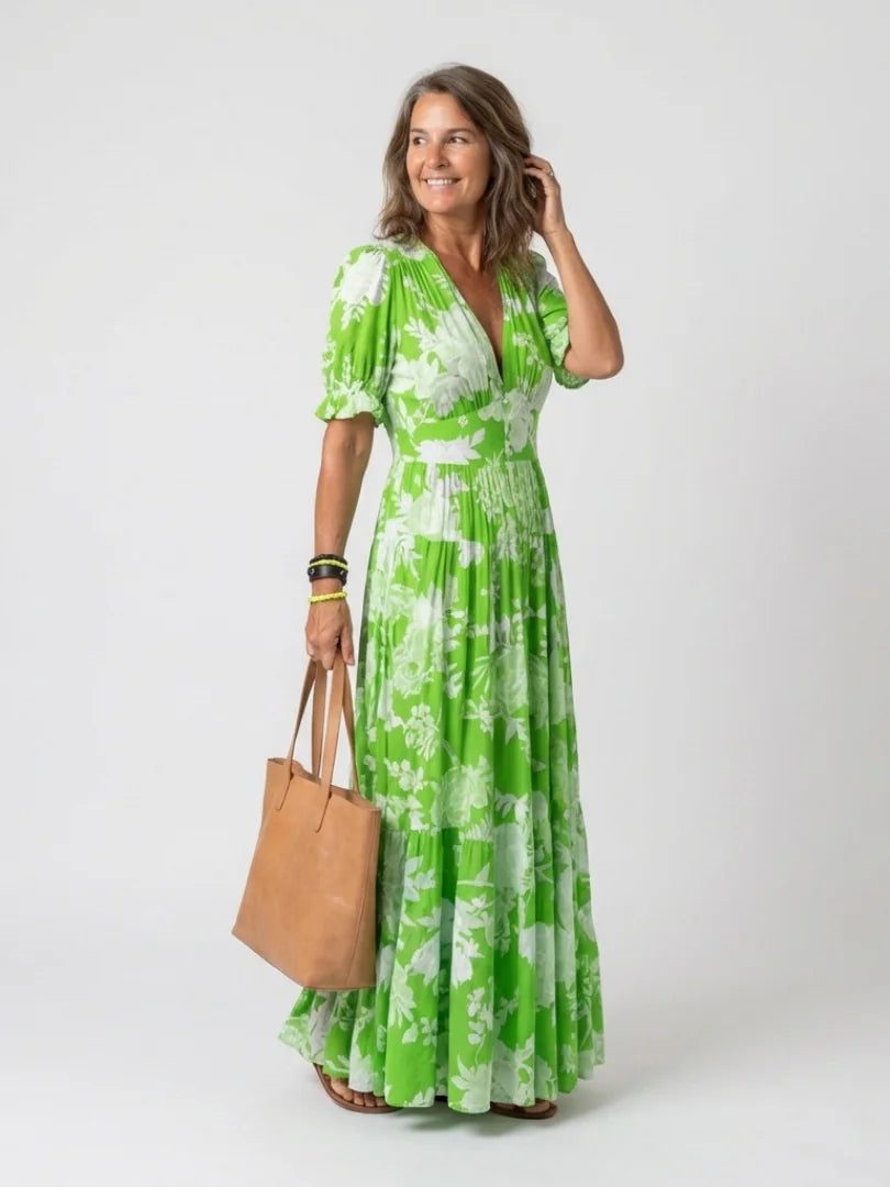 Ione | Robe Midi Fleurie
