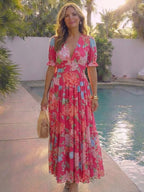 Ione | Robe Midi Fleurie
