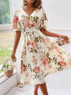 Kerensa | Robe Midi Fleurie