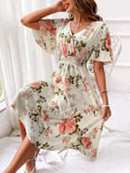 Kerensa | Robe Midi Fleurie