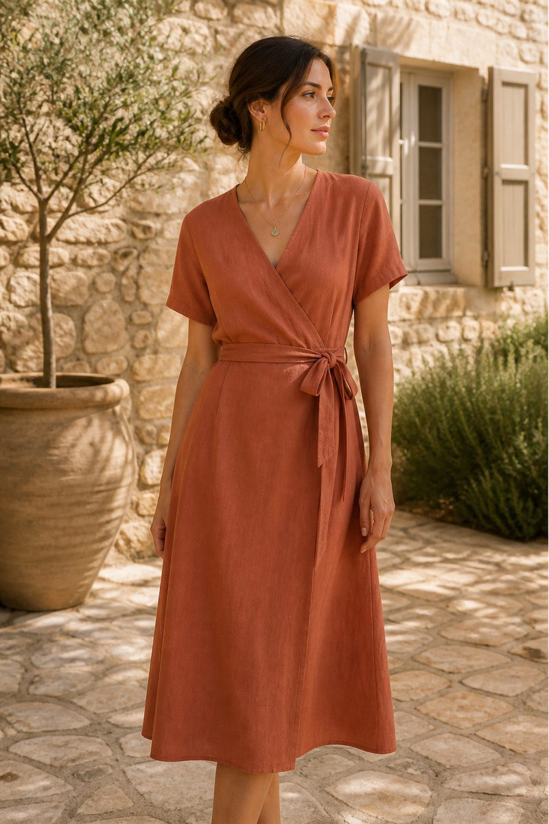 Robe élégance fluide