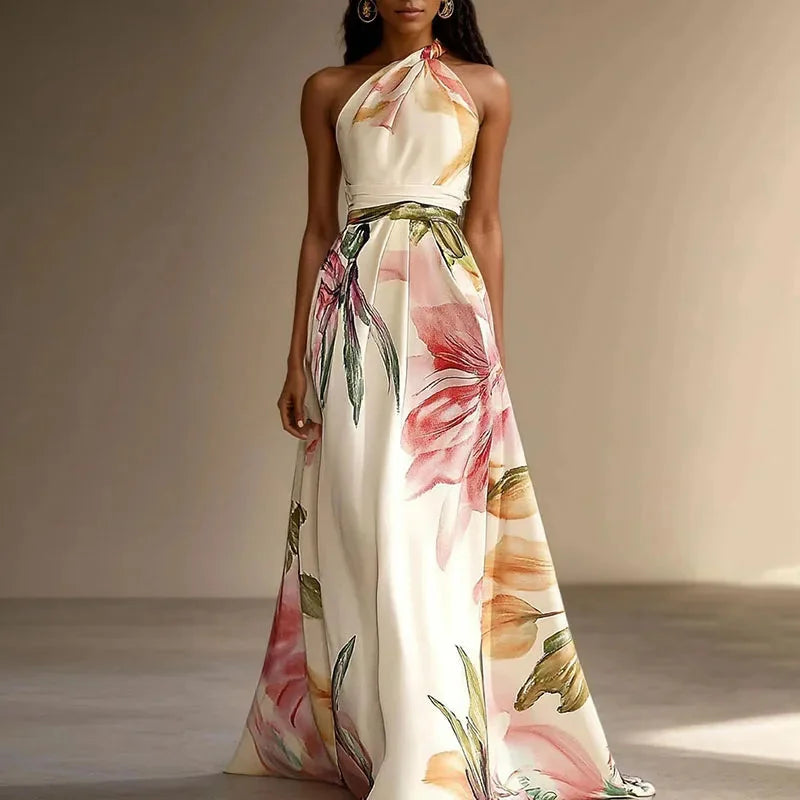Robe Longue Florale Élégante