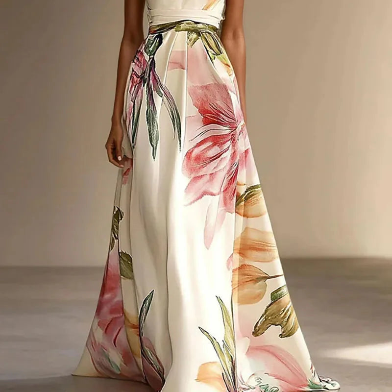 Robe Longue Florale Élégante